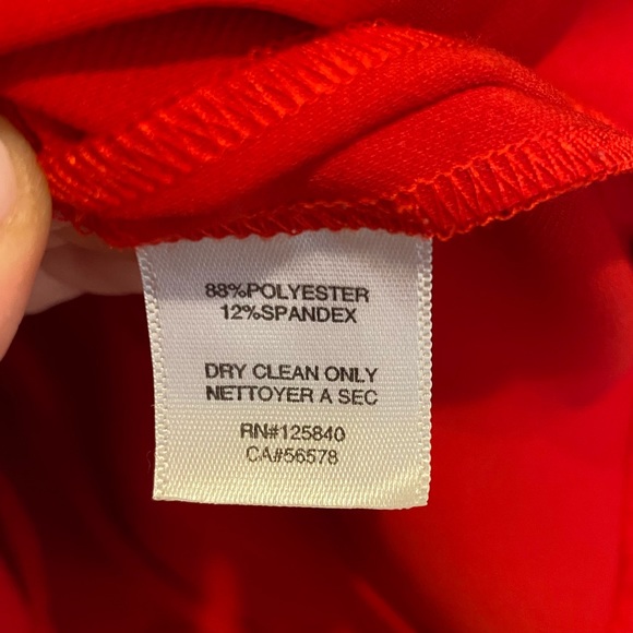 Intermix - gorgeous red midi cocktail dress - Picture 5 of 5